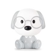 Zuma Line Animals hondje - tafellamp - 18 x 20 cm - 3W dimbare led incl. - grijs