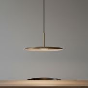 Artdelight Osorne - hanglamp - Ø 35 x 143,5 cm - 7W LED incl. - brons