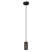 Artdelight Milano - hanglamp - Ø 6,5 x 150 cm - licht brons