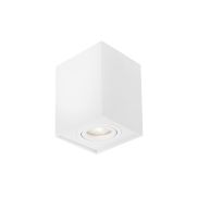 Nova Luce Rende - opbouwspot - 9,6 x 9,6 x 12,5 cm - wit