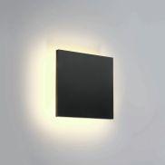 ONE Light Backlight Range - buiten wandverlichting - 15 x 6 x 15 cm - 7W LED incl. - IP54 - antraciet