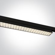 ONE Light High Power Linear - track light - 3-fase railsysteem - 115 x 4 x 6,4 cm - instelbare lichtsterkte 40W/50W/60W LED incl. - zwart - instelbare lichtkleur