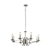 Searchlight Ascot - luster - Ø 72 x 150 cm - chroom