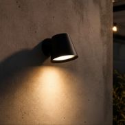 VK Lighting Kupo - buiten wandverlichting - Ø 11,5 x 11,4 cm - IP65 - zandzwart