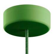 Creative Cables Eiva - zachte siliconen plafondkap - ø 12,5 x 4 cm - IP65 - groen