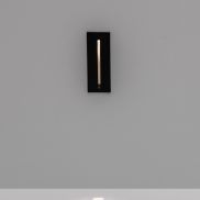 Nova Luce Aizen - inbouw wandverlichting - 5 x 13,5 x 6,5 cm - 3W LED incl. - IP65 - donker antraciet