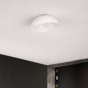 Nova Luce Onia - plafondlamp - Ø 40 x 25 cm - zandwit