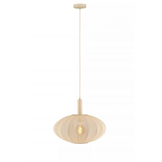 Lucide Corina - hanglamp - Ø 50 x 170 cm - beige