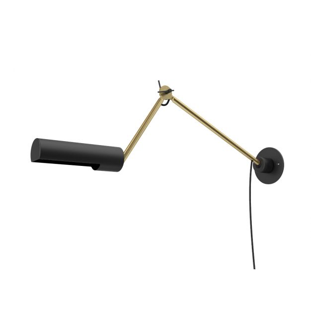 Lucide Slender - wandlamp - 80 x 10 x 25 cm - zwart