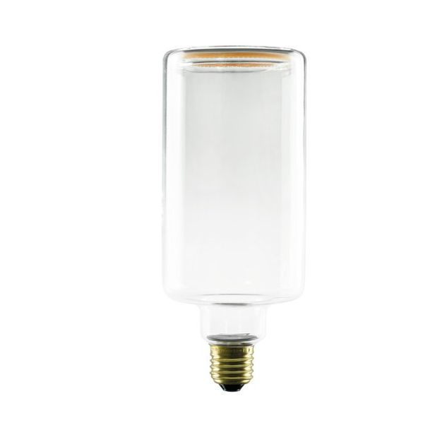 Segula LED lamp - Floating Line - Ø 9 x 21 cm - E27 - 4,5W dimbaar - 2200K - transparant 