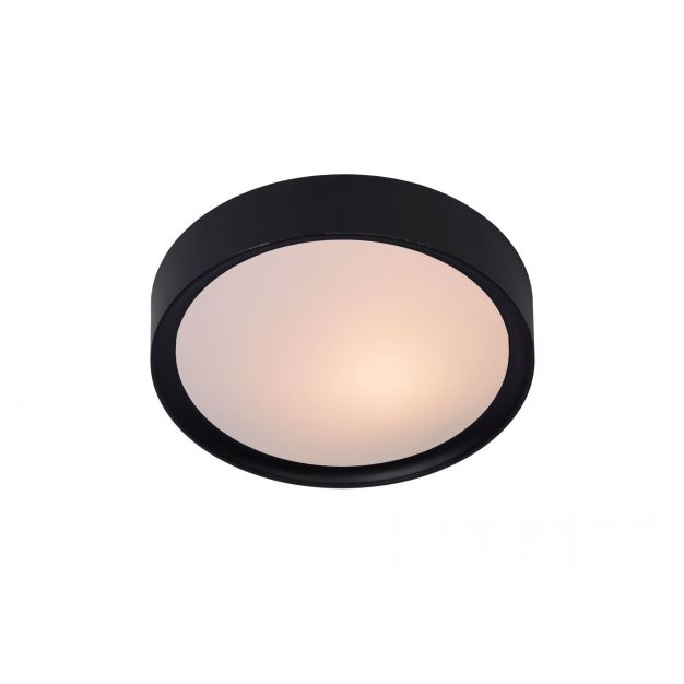 Lucide Lex - plafondverlichting - Ø 25 x 7 cm - zwart