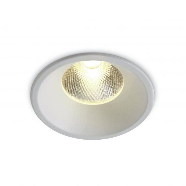 ONE Light Dark Light Range - inbouwspot - Ø 90 mm, Ø 82 mm inbouwmaat - 12W LED incl. - wit - warm witte lichtkleur