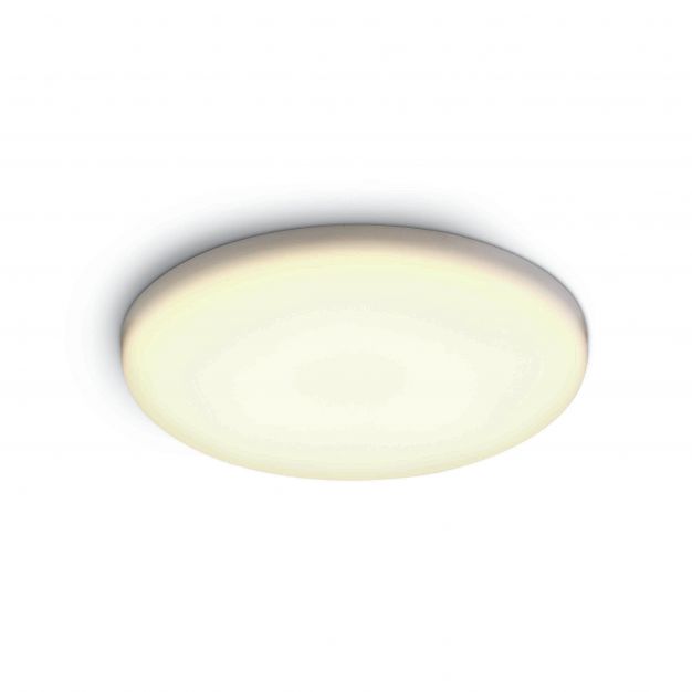 ONE Light Frameless Range - inbouw plafondverlichting - Ø 15,5 x 2,2 cm - 15W LED incl. - IP65 - wit - warm witte lichtkleur
