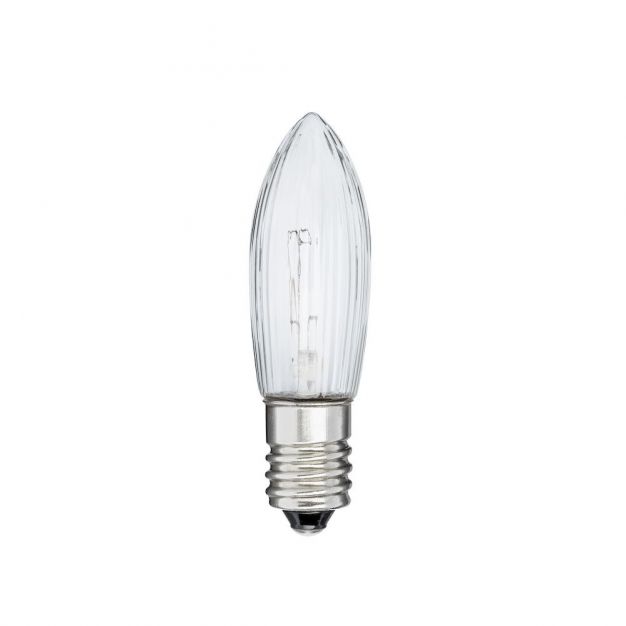 Konstsmide lamp - E10 fitting - Ø 1 x 4,5 cm- transparant 