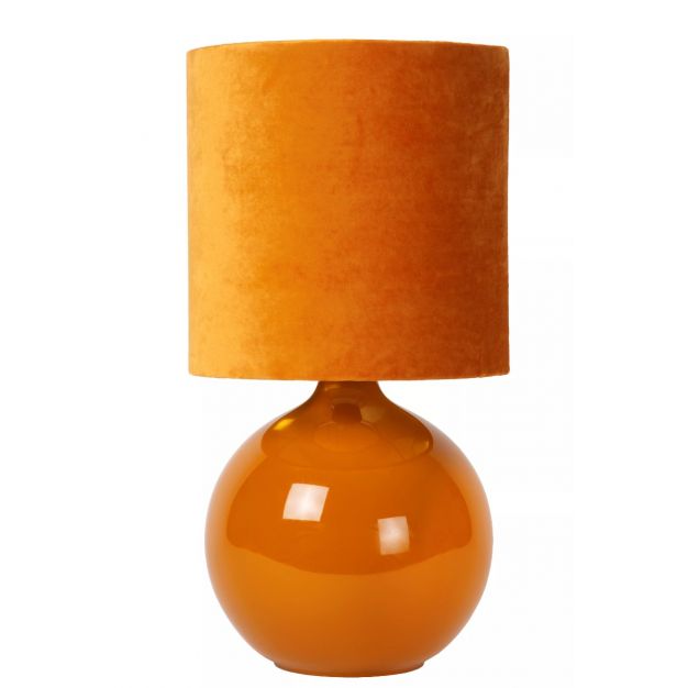 Lucide Esterad - tafellamp - Ø 24 x 46,5 cm - okergeel