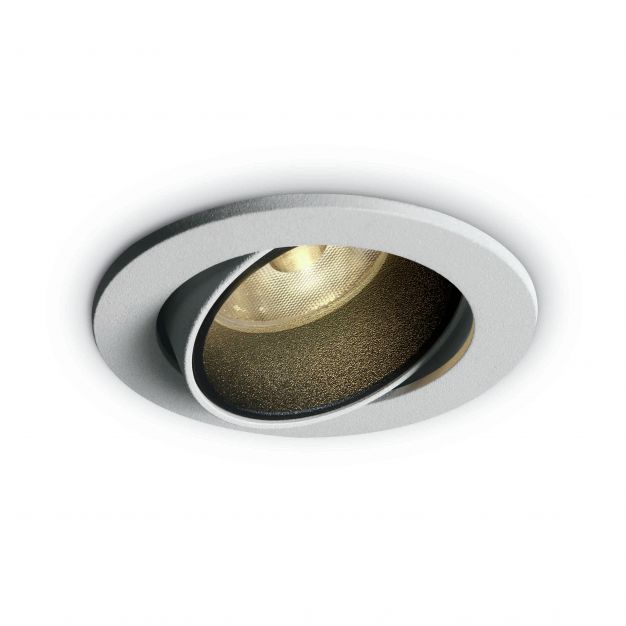 ONE Light Interchangable Rings - inbouwspot - Ø 85 mm, Ø 76 mm inbouwmaat - 7W dimbare LED incl. - wit