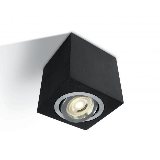 ONE Light GU10 Ceiling Lights  - plafondverlichting - 9,5 x  9,5 x 9 cm - zwart