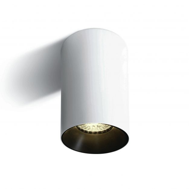 ONE Light Chill Out Cylinder GU10 - opbouwspot 1L - Ø 7,5 x 13,5 cm - wit