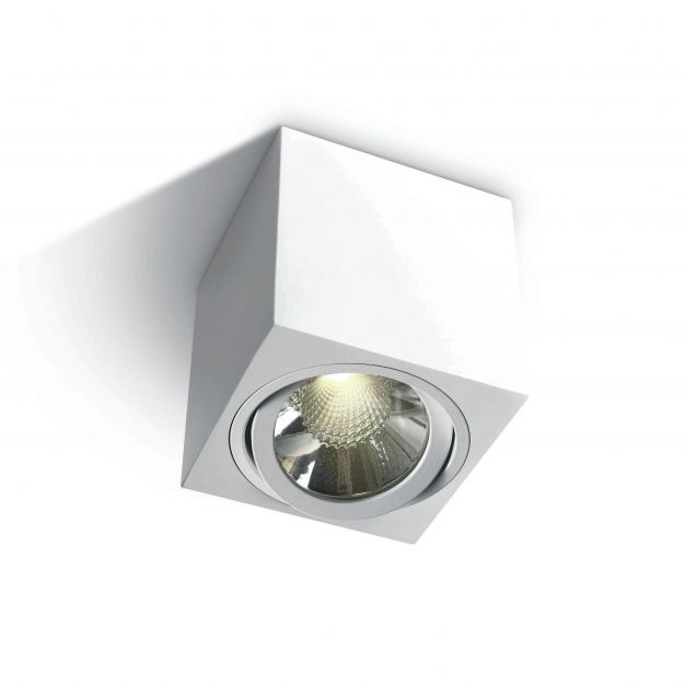 ONE Light COB Indoor Square Cylinders - opbouwspot 1L - 9 x 9 x 9,4 cm - 6W LED incl. - wit