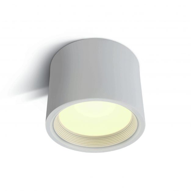 ONE Light SMD Cylinders - opbouwspot 1L - Ø 13 x 10 cm - 15W LED incl. - IP40 - wit