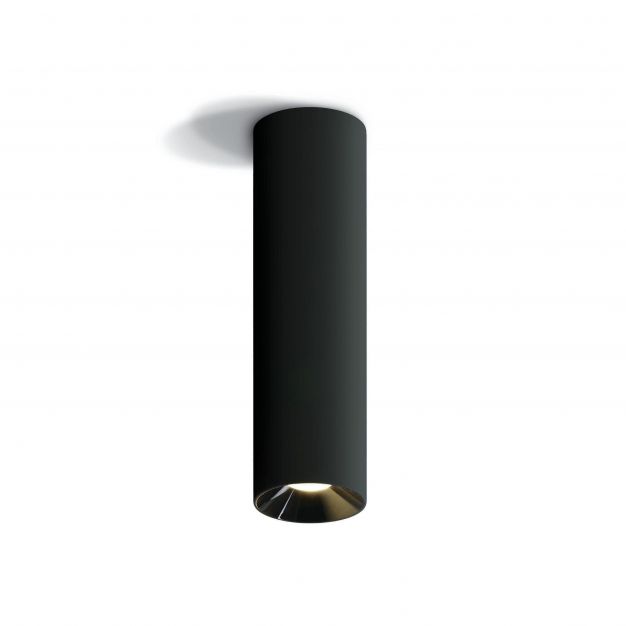 ONE Light LED Decorative Cylinders - opbouwspot 1L - Ø 7,2 x 26 cm - 24W LED incl. - zwart