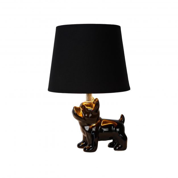 Lucide Extravaganza Sir Winston - tafellamp - Ø 21 x 31,5 cm - zwart