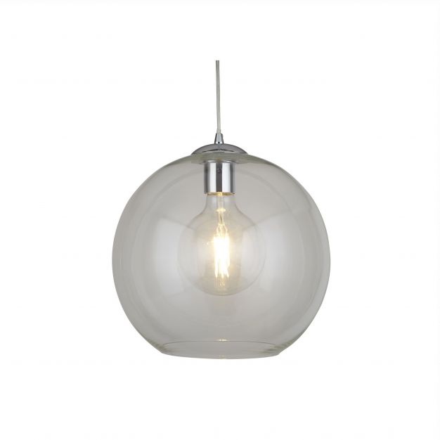 Searchlight Balls - hanglamp - Ø 30 x 120 cm - transparant