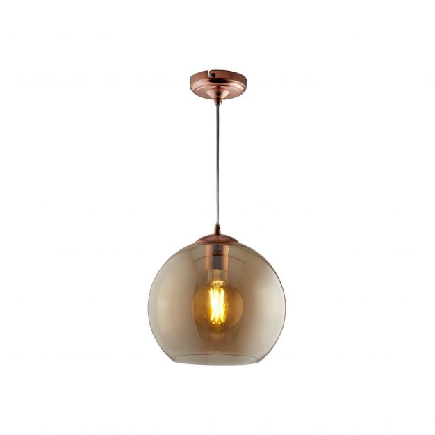 Searchlight Balls - hanglamp - Ø 35 x 120 cm - amber
