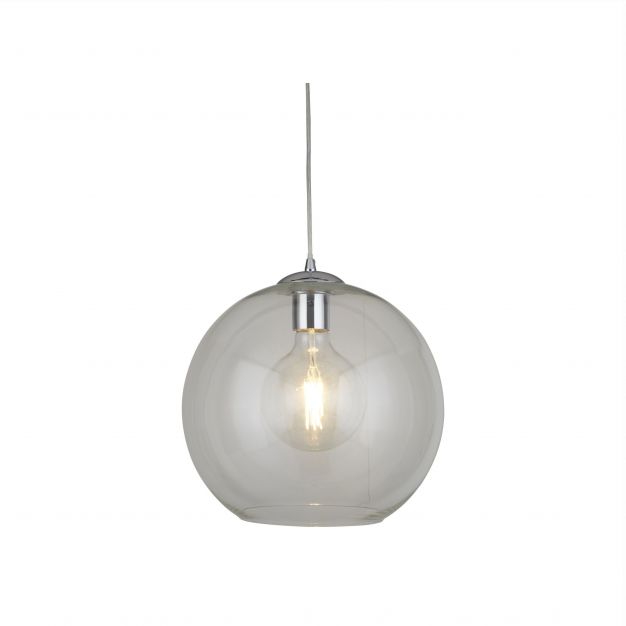 Searchlight Balls - hanglamp - Ø 35 x 120 cm - transparant