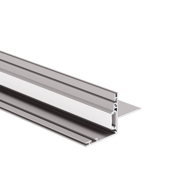 KLUS NISA-NI - inbouw LED profiel voor 12mm gipsplaat - 5,7 x 3,2 cm - 200cm lengte - aluminium