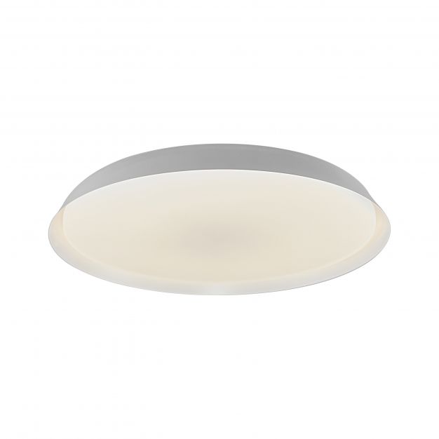 Nordlux Piso - plafondverlichting - Ø 36,5 x 5,6 cm - 22W dimbare LED incl. - wit