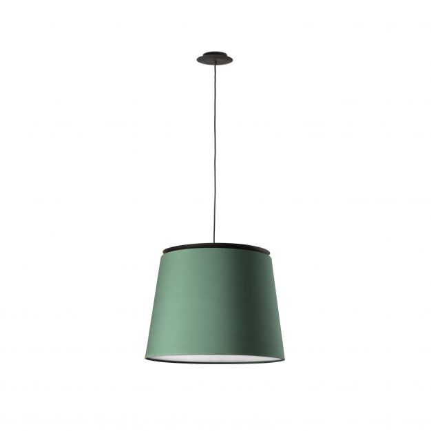 Faro Savoy - hanglamp - Ø 42 x 31 cm - groen en zwart