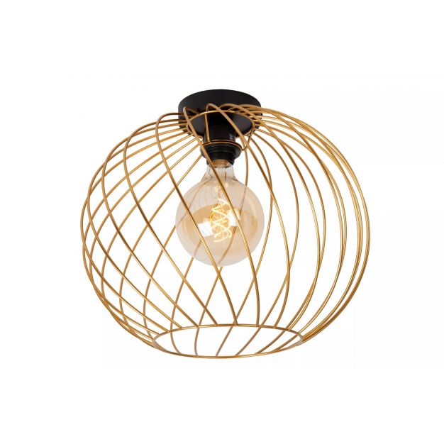 Lucide Danza - plafondlamp - Ø 40 x 35,5 cm - goud  