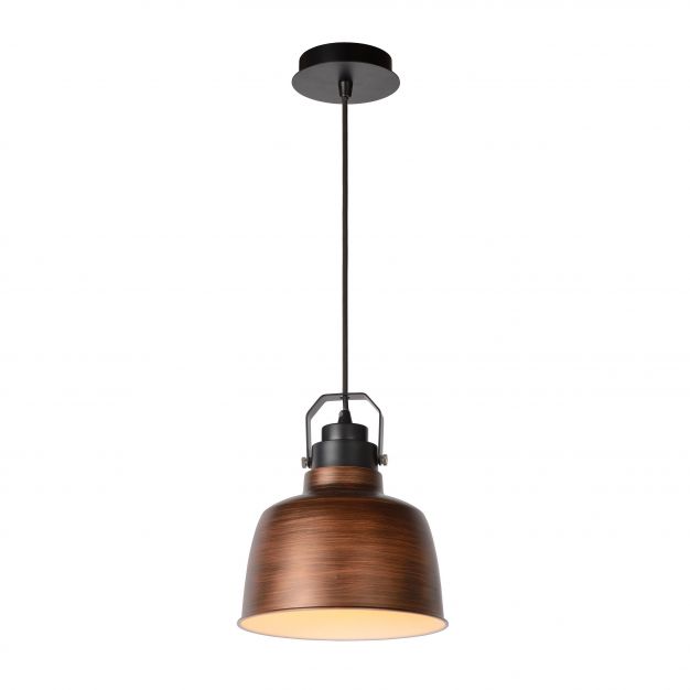 Lucide Naut - hanglamp - Ø 21 x 152 cm - koper