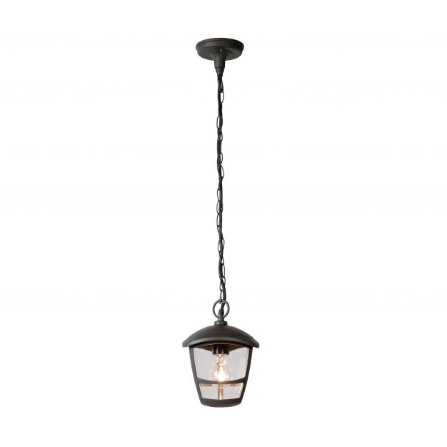 Lucide Istro - buiten hanglamp - Ø 16 x 85 cm - IP44 - zwart