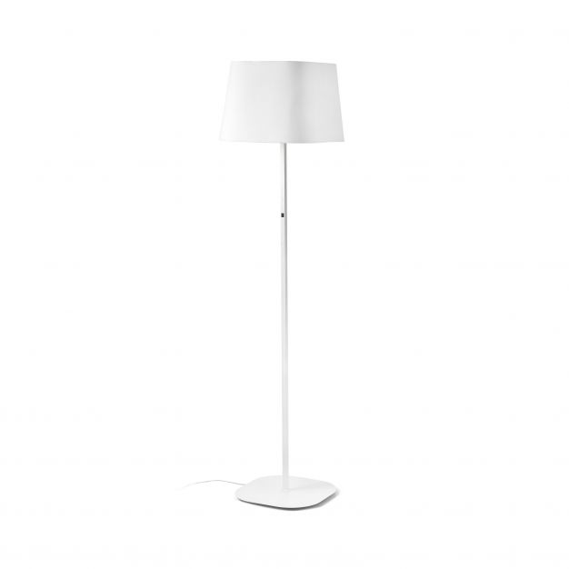Faro Sweet - staanlamp - 163 cm - mat wit