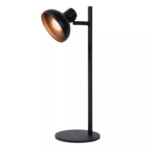 Lucide Sensas - tafellamp - Ø 18 x 46,7 cm - zwart