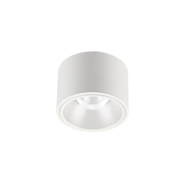 VK Lighting Orofi - opbouwspot - Ø 6,5 x 4,5 cm - 8W LED incl. - IP54 - wit