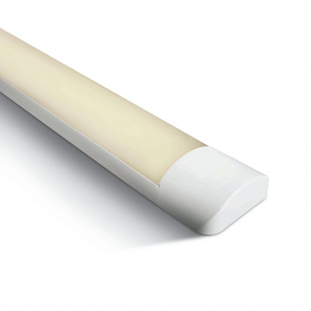 ONE Light LED Linear Range - plafondverlichting - 120 x 8 x 3 cm - 35W LED incl. - wit - warm witte lichtkleur
