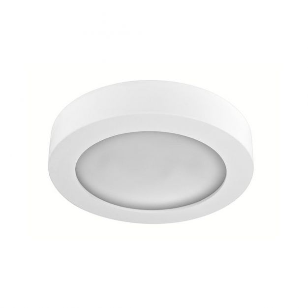 Nova Luce Bona - plafondverlichting - Ø 30 x 6 cm - wit gips