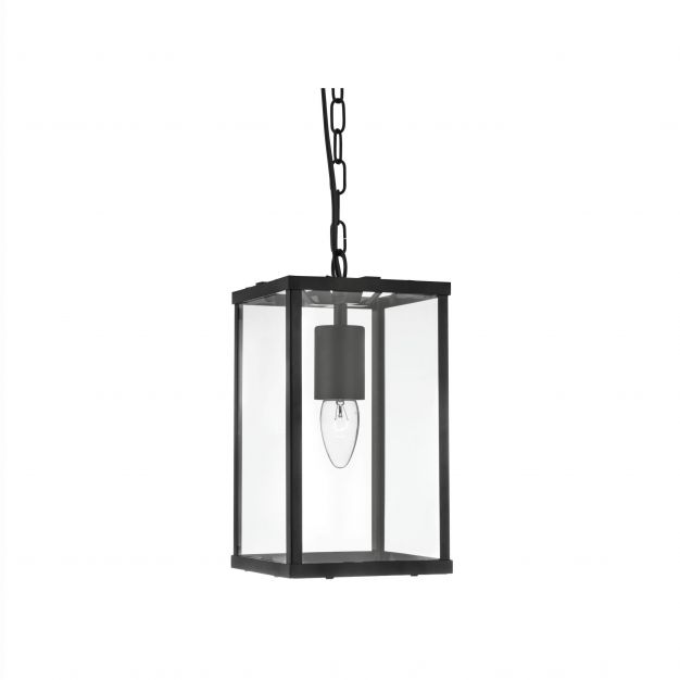 Searchlight Lanterns - hanglamp - 15 x 15 x 79 cm - zwart