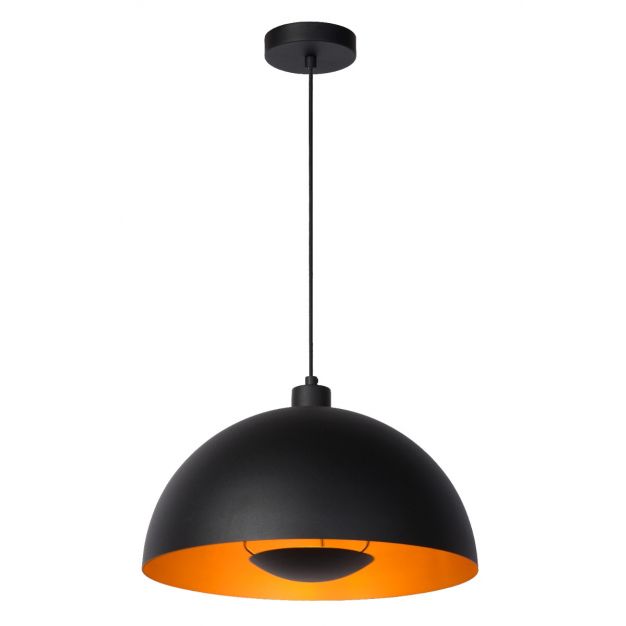 Lucide Siemon - hanglamp - Ø40 x 150 cm - zwart