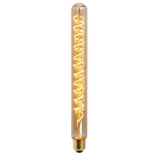 Lucide LED filament lamp -Ø 3,2 x 30 cm - E27 - 5W dimbaar - 2200K -amber