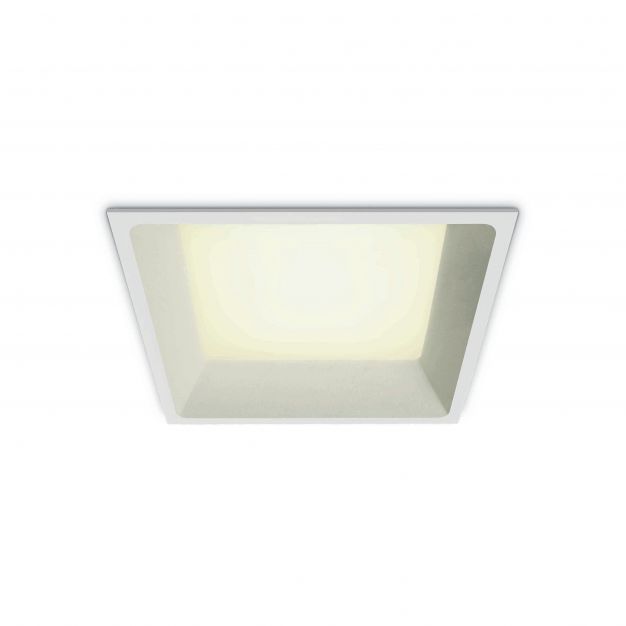 ONE Light SMD Dark Light - inbouwspot - 170 x 170 mm, 160 x 160 mm inbouwmaat - 22W LED incl. - wit - witte lichtkleur