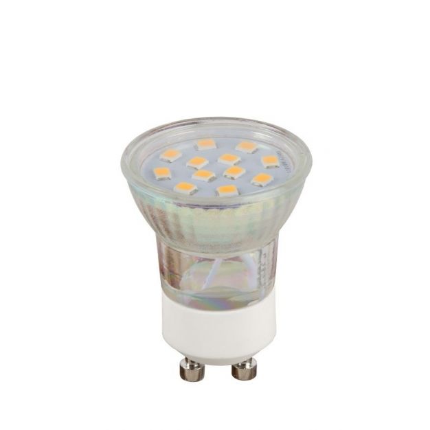 Lucide LED-spot - Ø 3,5 x 4,9 cm - GU10 (mini) - 2W niet dimbaar - 2700K - transparant