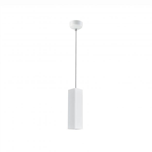 Nova Luce Plaster - hanglamp - 7 x 7 x 120 cm - wit