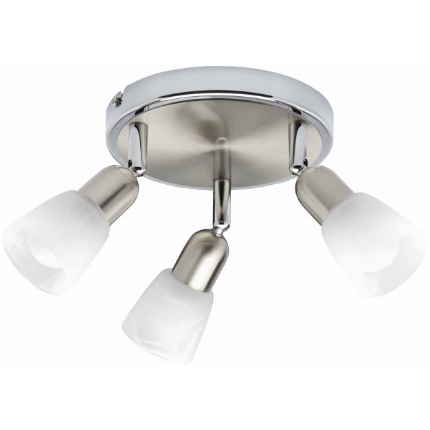 Sofia 3 round - satijn chroom