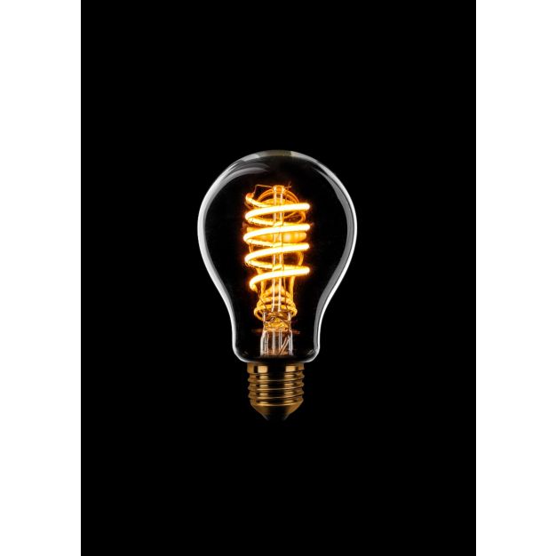 ETH Standard Spiral LED Filament - E27 - 7,5W dimbaar - 2200K - goud