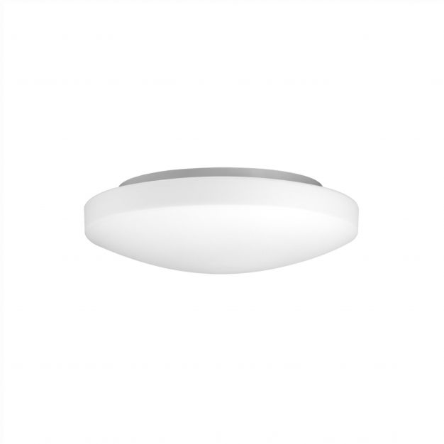 Nova Luce Ivi - plafondlamp badkamer - Ø 40 x 8 cm - IP44 - wit