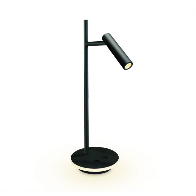 ONE Light - bureaulamp - Ø 15 x 45,5 cm - 3W + 6W LED incl. - zwart